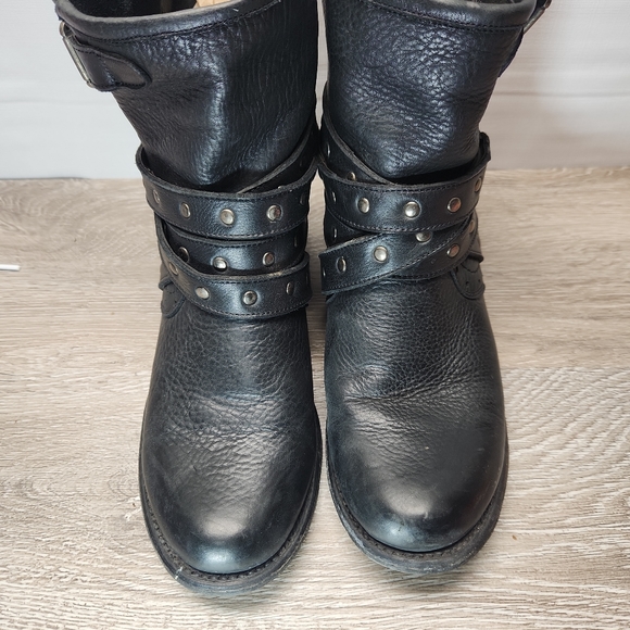 Mens Muro Unique Shoes Black Leather Boots Size Made in Mexico Size 25 USA 8 main image 7